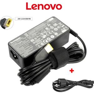 Lenovo Chargeur Pc Portable USB Original 45W / 20V / 2.25A - Adaptateur AC -ADLX45DLC3A